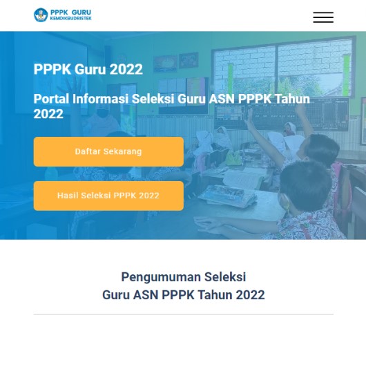 Pengumuman Pasca Sanggah PPPK Guru 2022